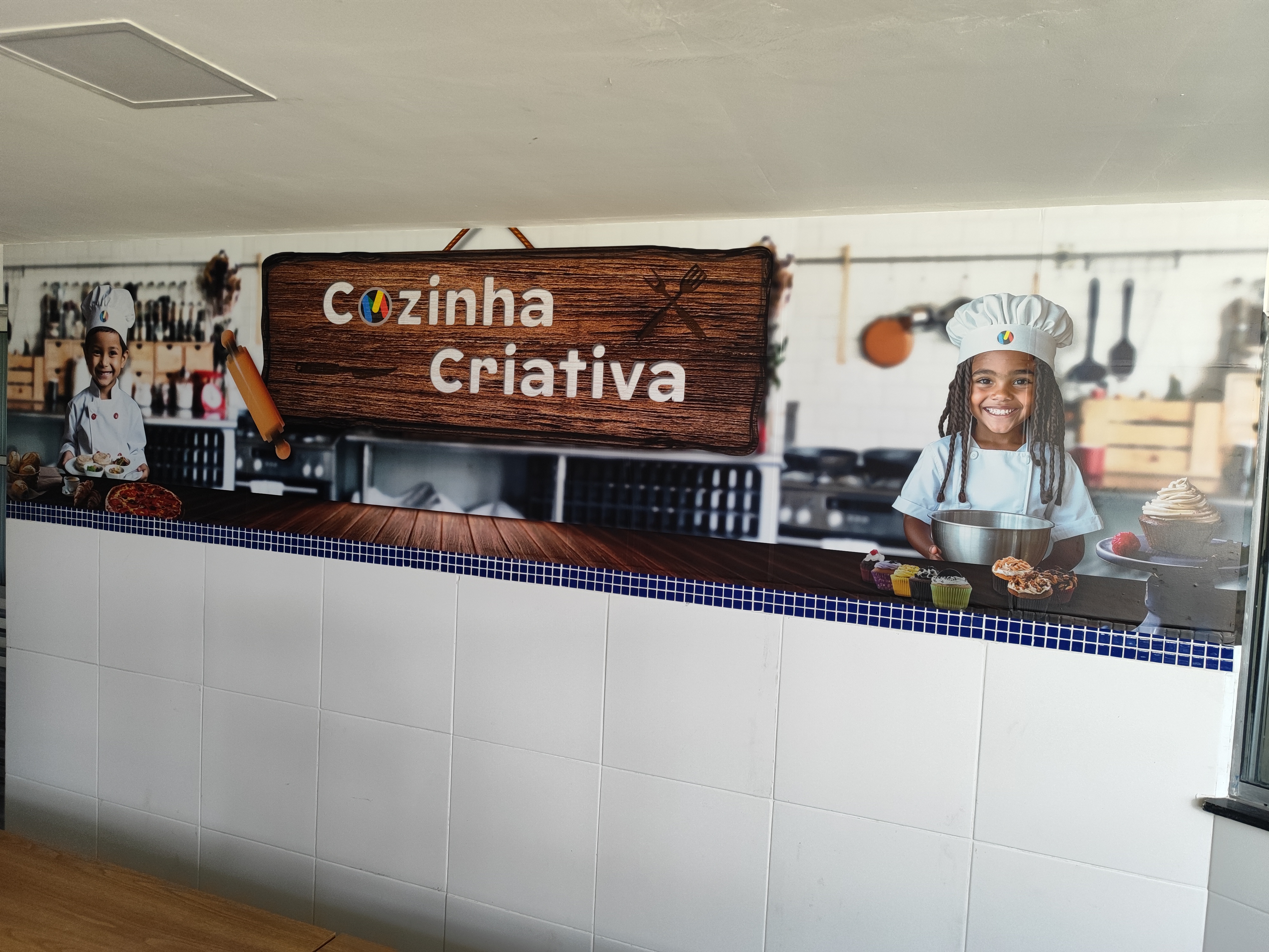 Cozinha Criativa - Adesivo de parede infantil