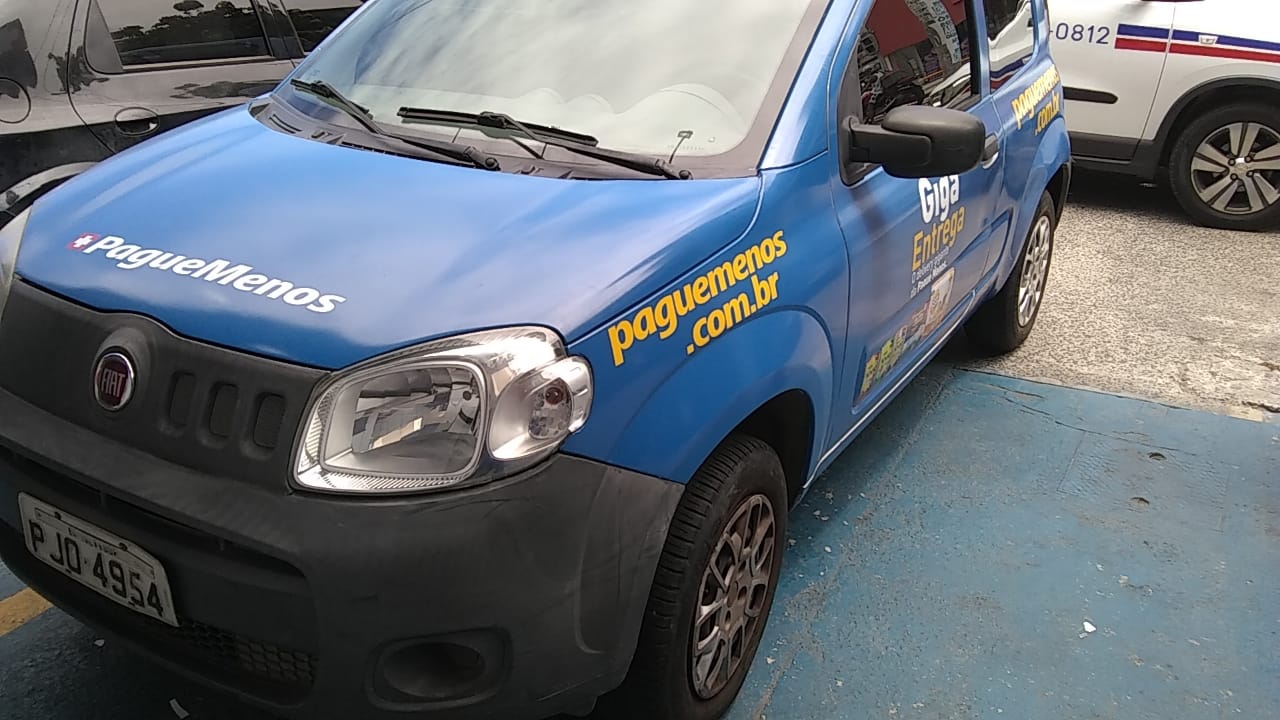 Pague Menos - Frota de entregas (frente)