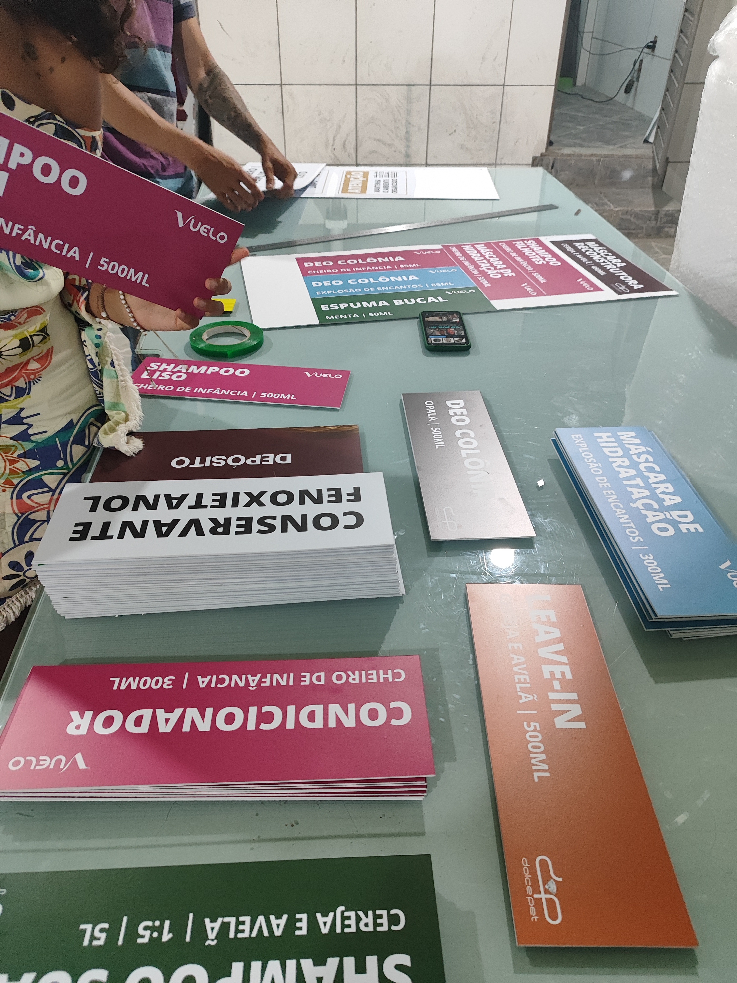 Vuelo - Linha completa de etiquetas